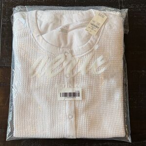 Offline by Aerie waffle knit Henley top